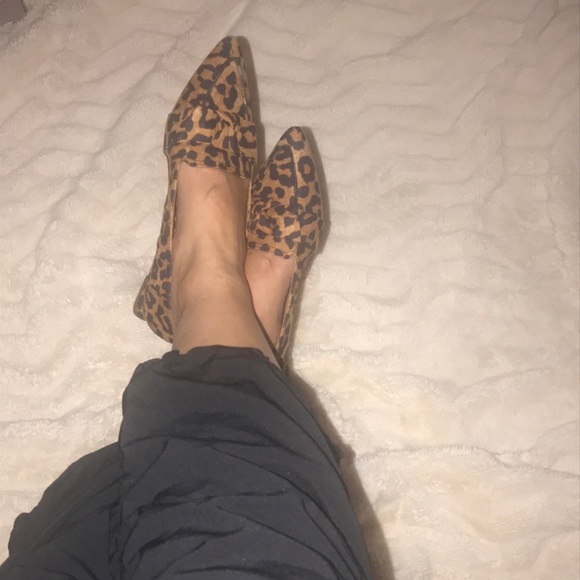 Franco Sarto Leather Shoes Flats Leopard 7.5 new - Picture 14 of 14